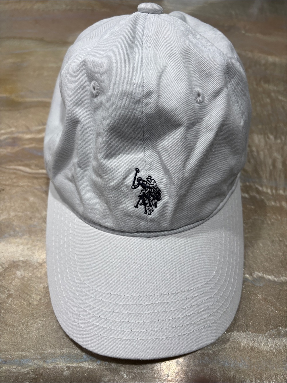 U.S. Polo Assn. White Baseball Cap One Size / Preowned